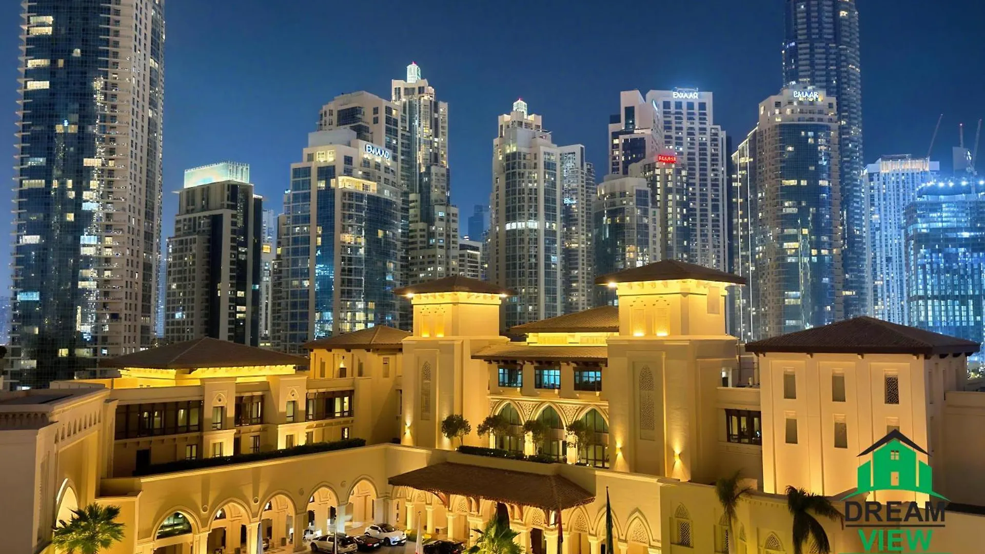 Lejlighed Partial Burj Khalifa View From Balcony, One Bedroom And One Maid Room Apartment, Souk Al Bahar, Dream View Holiday